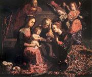 Josefa of Ayala The martimonio mistico of Holy Catalina Germany oil painting artist